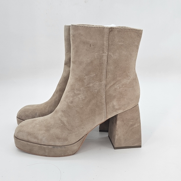 Dolce Vita Ulyses Women’s Tan Mushroom Suede Platform Boot US 9.5 NWOB - Picture 12 of 12